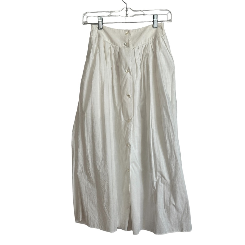 Vintage white midi skirt